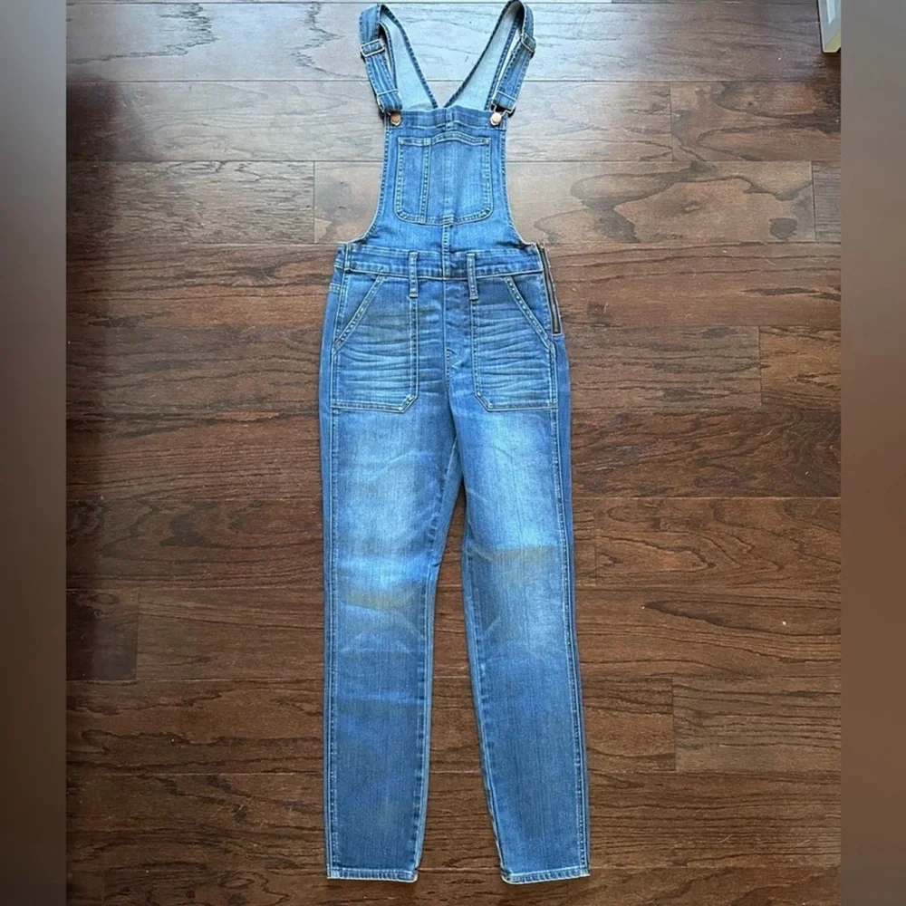 Madewell NWT Skinny Overalls in Groveland Wash | XS - Picture 12 of 12